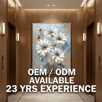 Art abstrait en relief 3D peint à la main de qualité supérieure pour la décoration intérieure des halls d'hôtel, des couloirs, des projets professionnels FF&E et de l'hôtellerie