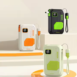 Banco de Energía Inalámbrico Portátil con Soporte, Carga Rápida de 22.5W, Cable, 10000mah, Magnético, Mini - Product Image 1