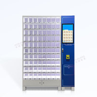 Distributeur automatique intelligent 24h/24 et 7j/7 à 30 compartiments avec écran transparent en acrylique pour bouteilles de détergent liquide