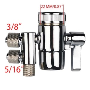 2-Way 3/8 and 5/16 Inch Tap Diverter Valve for Worktop <b>Water</b> Filter <b>Water</b> Purifier RO Reverse Filter Hose Tap Adapter - Product Image 2