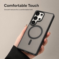 Étui de téléphone portable magnétique de luxe C0226 pour Samsung Galaxy S26 Ultra S25 Plus S24, coque arrière mate anti-chute