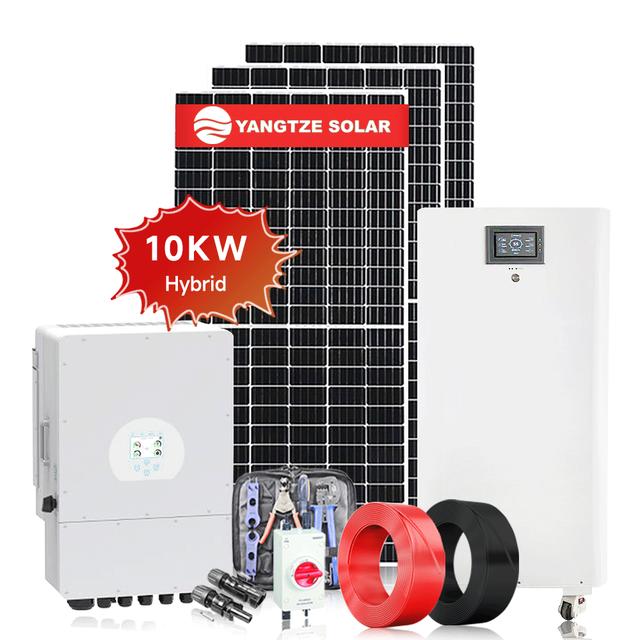 Off-Grid Solar Panel Kit with Battery and Inverter Portable Solar Energy System