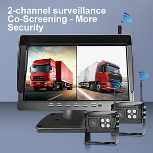 10.1 Inch Monitor Digital Wireless Truck Backup <b>Camera</b> System Night Vision 2CH Vehicle Reverse Kit for Bus YB-Wireless-M05-102 H - Product Image 1