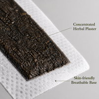 Patchs pour les pieds à base de plantes Wuzhuyu Rougui OEM ODM 30 pièces/boîte, autocollants de soin des pieds à l'armoise et à la cannelle pour un meilleur sommeil, prix de gros