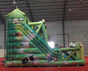 Inflatable Panda SLIDES thương mại sân chơi trượt tùy chỉnh ngoài trời Inflatable khô trượt cho người lớn - Product Image 2