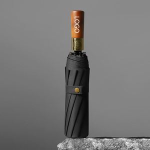 Paraguas Automático Plegable de 3 Secciones CJX685, Diseño Personalizado, Protección Solar y Contra la Lluvia, Resistente al Viento, con Logotipo Personalizado - Product Image 2