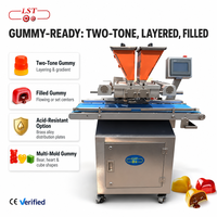 Machine de dépose automatique de chocolat LST en acier inoxydable 304, 1 à 4 moules/min, pour petites/moyennes usines, état neuf