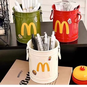 Maimen M – porte-stylo de bureau rond en plastique, rangement mignon pour étudiants, papeterie de bureau, organisateur de pinceaux de maquillage - Product Image 2