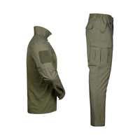 Pantalon tactique de camouflage vert respirant, coupe-vent et durable de haute qualité – Tenue tactique