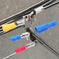 280 pièces ensemble cosses de câble assorties en laiton isolé connecteurs de fil électrique bornes à sertir pour automobile plat femelle mâle fil