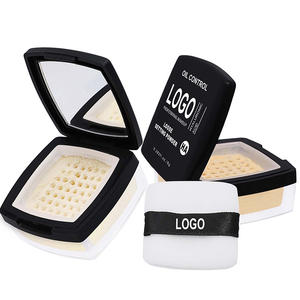 Poudre libre matifiante, <span class=keywords><strong>anti</strong></span>-brillance, imperméable, à effet flou, contrôle de l'huile minérale, marque privée avec poudre à tampon - Product Image 1