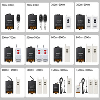 Interrupteur de télécommande sans fil longue distance 433Mhz RF 24V 1km, moteur CC 12V 5km, émetteur et récepteur, interrupteur de télécommande