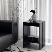 Table d'appoint moderne rétro pour petit appartement, couleur personnalisée, en bois massif, meuble de chevet pour salon, table basse, ensemble de designer pour canapé