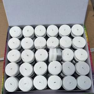 Индивидуальный белый теннисный овергрип для замены, с противоскользящим покрытием, для бадминтонных ракеток, для падела, для пляжного тенниса - Product Image 1