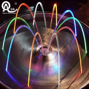น้ำพุดนตรี RGB เชิงพาณิชย์ AQUA พร้อมจอแสดงผลวงแหวนน้ำ แสงไฟ LED สีม่วง สำหรับตกแต่งภูมิทัศน์สวนสาธารณะ - Product Image 2