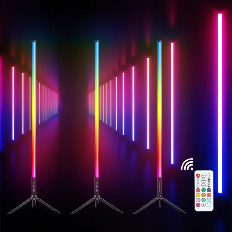 360 grados Led Video Tube Pixel Led Stage RGB Matrix Neon Tube acrílico Led para DJ Music Party