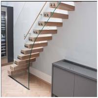 CBMMart moderne nouveau style européen populaire escalier intérieur Villa flottant escalier en bois massif