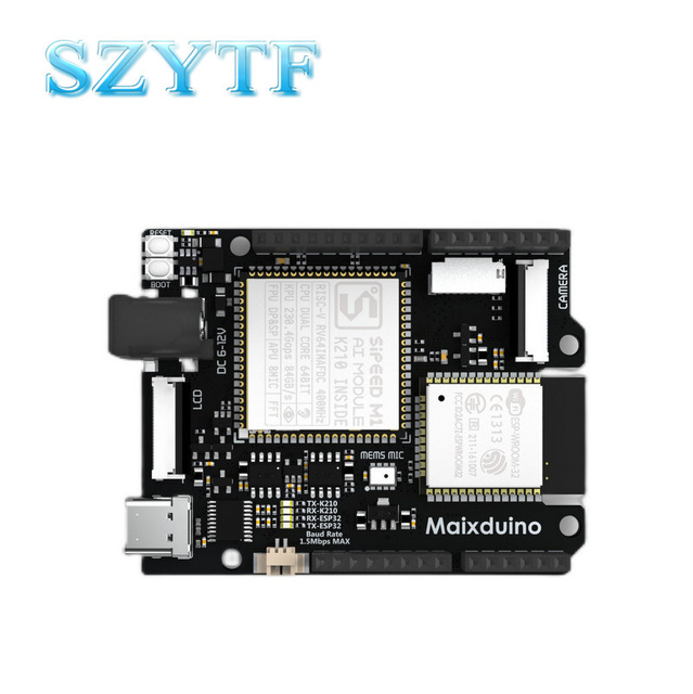 Sipeed Maixduino K210 RISC-V Development Board with ESP32 Module for AI+IoT Applications