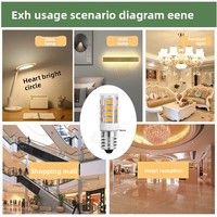 Ampoule LED E12 transfrontalière best-seller, ampoule LED E17 Corn, ampoule G9 mini à économie d'énergie pour lustre résidentiel, ampoule BA15D E11