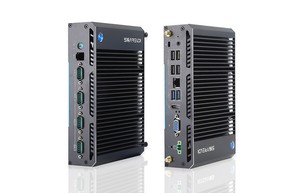 Mini PC Industrial, Computadora de Escritorio Sin Ventilador Celeron N3150, 8GB RAM, 256 SSD, RJ45 LAN/4COM, RJ11 y PS/2 <span class=keywords><strong>para</strong></span> Punto de Venta, Negocios - Product Image 5