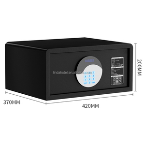 New Style Smart Fireproof Steel Safety Deposit <strong>Box</strong> with <strong>Electronic</strong> &amp; Key <strong>Lock</strong> - Product Image 2