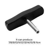 Clé dynamométrique préréglée à poignée en T 1/4, 7-16 Nm, haute précision, en alliage, métrique, personnalisable OEM