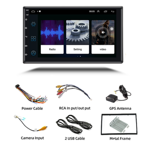 Leshida doble din car audio estéreo <span class=keywords><strong>de</strong></span> radio estéreo para mitsubishi lancer <span class=keywords><strong>con</strong></span> cámara y usb - Product Image 1