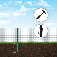 Rouleau de clôture en grillage soudé enduit de PVC, résistant à la rouille, durable, installation rapide et facile, 6 pieds, pour jardin, volière, cage pour animaux, usage agricole
