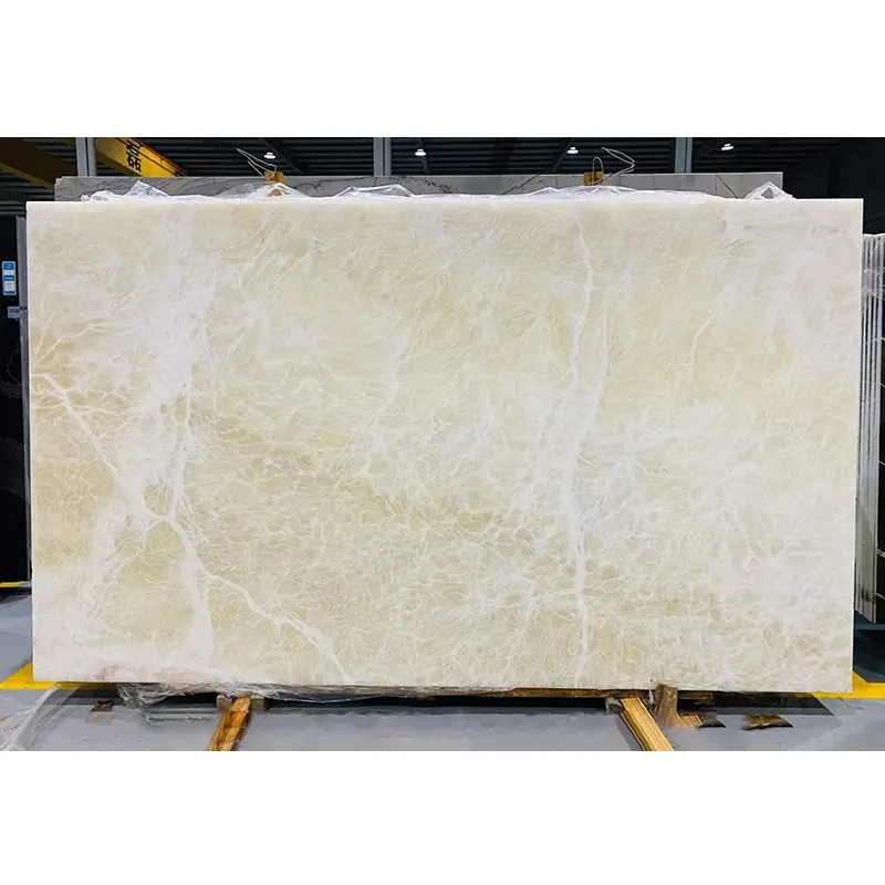 SL Natural Beige Marble with White Veins Natural Crystal Popular White Marble Floor Tiles For Kitchen Countertop