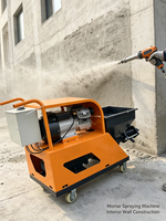 Machine à plâtrer automatique facile à utiliser pour la décoration de la maison et la rénovation des bâtiments avec certification CE