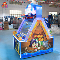 Jeux d'arcade à pièces, sport d'intérieur, divertissement, 4 joueurs, crochet de pirate avec chaise, pêche, jeux pour enfants, machines de jeu à vendre