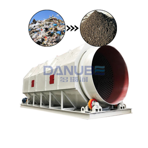 Machine de tri des déchets 200 T/J, séparateur de sable et de gravier, crible rotatif, équipement de tri des déchets de construction - Product Image 1