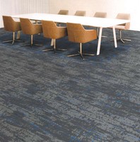 Tapis de sol Immeuble de bureaux Couloir Tapis Design moderne Gym Modulaire 50*50 Carreaux de moquette