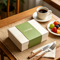 Boîtes d'expédition écologiques personnalisées avec logo, en carton recyclé, pour brownies, desserts, biscuits, aliments sucrés, emballage en carton alimentaire, pelliculage mat