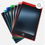 Tablette d'écriture LCD, tableau d'écriture pour enfants, tableau de dessin, peinture à gribouiller, effaçable, taille réelle