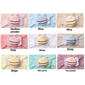 Européen Américain Nouveau Bébé Bandeau En Nylon Couleur Pure Fontanel Protection Mignonne Princesse Fille Cheveux Accessoires - Product Image 4