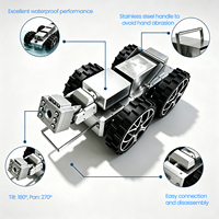 Robot d'inspection de canalisations d'égouts avec caméra CCTV, câble de 100 m/200 m, rotation personnalisée pour l'inspection des canalisations d'égouts