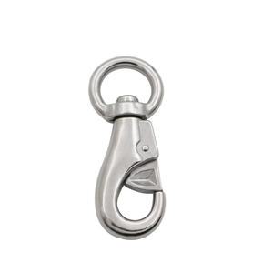 RICHWITS Stainless Steel Bull Head Spring <b>Hook</b> <b>Dog</b> Clip Pet Accessory for Leashes <b>Hook</b> and Clip Set - Product Image 1