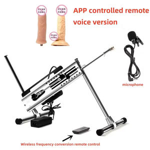 Macchina del Sesso Giocattolo per Sculacciate Macchina per il Sesso Pistola Massaggiante con Accessorio <span class=keywords><strong>Dildo</strong></span> Realistico a Spinta - Product Image 2