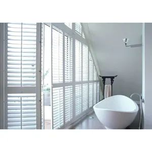 Philippine Security White Window plantation shutters blinds shades