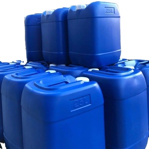 Fûts carrés en plastique de 25 L avec bouchon à vis pour l'huile de cuisson et le stockage de l'eau - Product Image 1