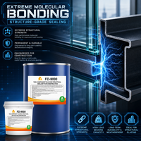 Scellant structurel en silicone bicomposant FEIDU'S HOME FD-9000 pour le jointement des murs-rideaux en verre et des structures en aluminium