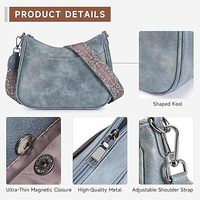Sacs à bandoulière pour femmes, mode automne, en denim et PU, avec fermeture éclair, portables, lavables, best-sellers