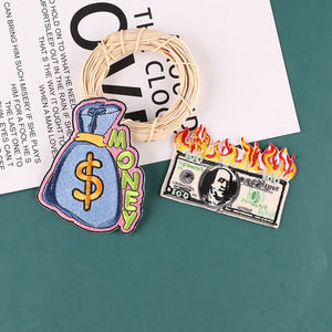 Parche creativo bordado con forma <span class=keywords><strong>de</strong></span> dinero, para manualidades, para álbum <span class=keywords><strong>de</strong></span> recortes - Product Image 5