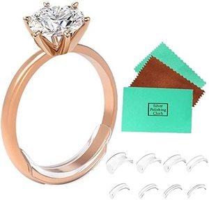 Phù hợp với bất kỳ nhẫn đồ trang sức công cụ vô hình 8 kích cỡ miếng/vòng Kích thước điều chỉnh cho Loose Nhẫn quảng cáo - Product Image 1