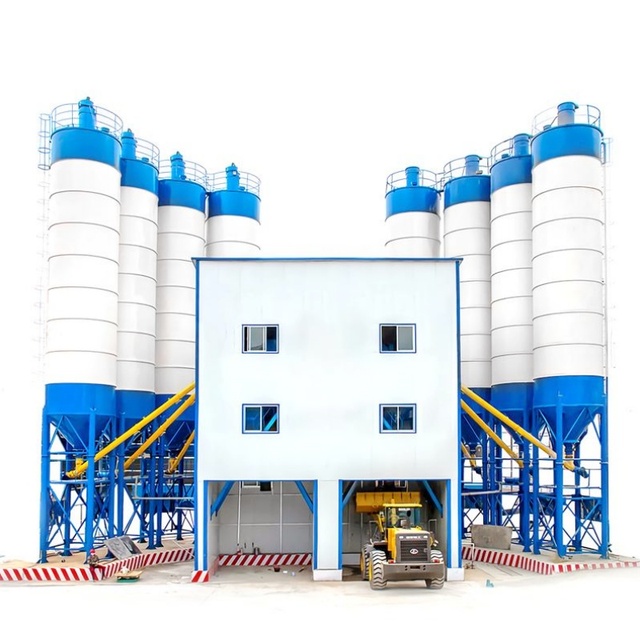 Hzs75 Stationary Concrete Batching Plant with Planetary Mixer Option