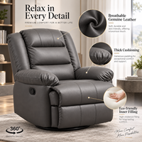 Ensemble de canapé-lit convertible en tissu et cuir de vache, meubles uniques électriques, pour salon