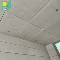 Panneaux de plafond en fibrociment perforé industriel durable 4x8, marque PEIDA, résistants au feu classe A1, garantie 5+ ans