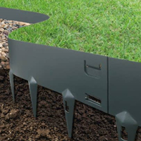 Corten Steel Fortalece el borde a presión del jardín Borde de pavimentación personalizado para asegurar ladrillos Adoquines y piedras