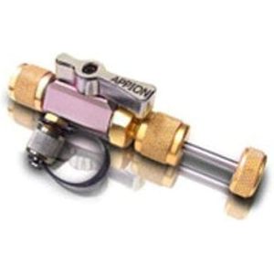 Outil de retrait de valve pneumatique en laiton pour climatisation, compatible 1/4" et 5/16" <span class=keywords><strong>Mega</strong></span> Flow, pour réfrigérant A2L, vide 20 microns - Product Image 1
